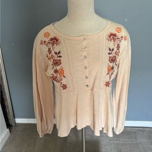 Coco and Jaimeson Embroidered Top